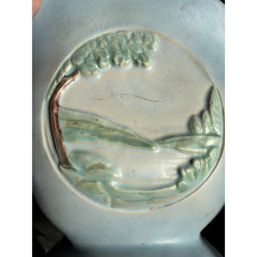Weller Pottery - 1930s - Senic Vase Planter S-3
